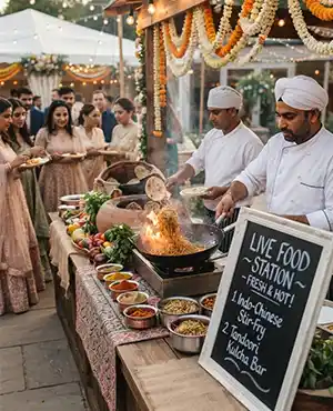 Live Food Counter